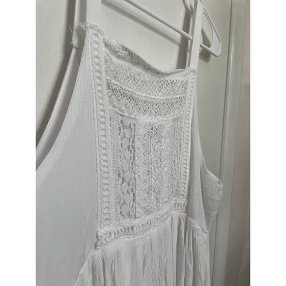 Torrid Crochet Coastal Cottagecore Boho Sleeveless Dress Size 1 Torrid 14/16 - Picture 5 of 8